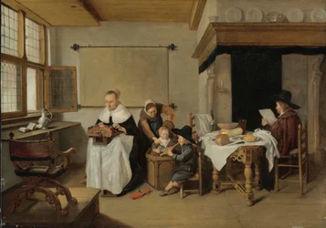 A Family in an Interior